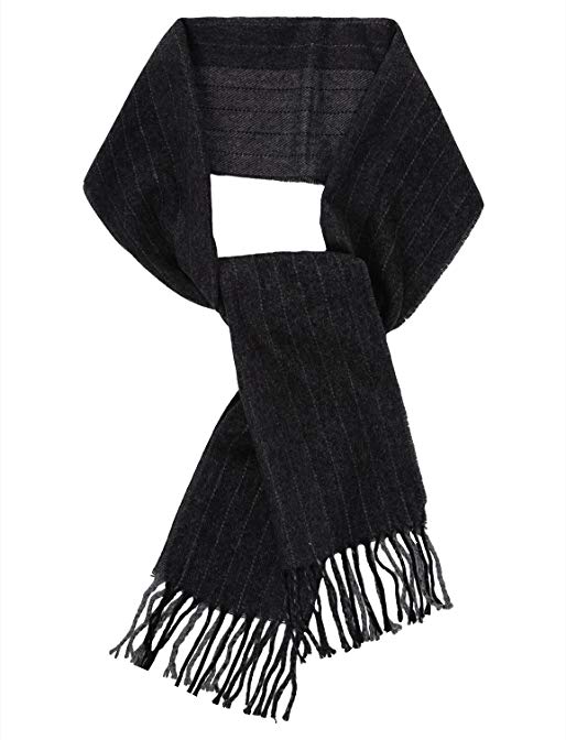 7Encounter Men's Cashmere Like Winter Scarf In Rich Plaid