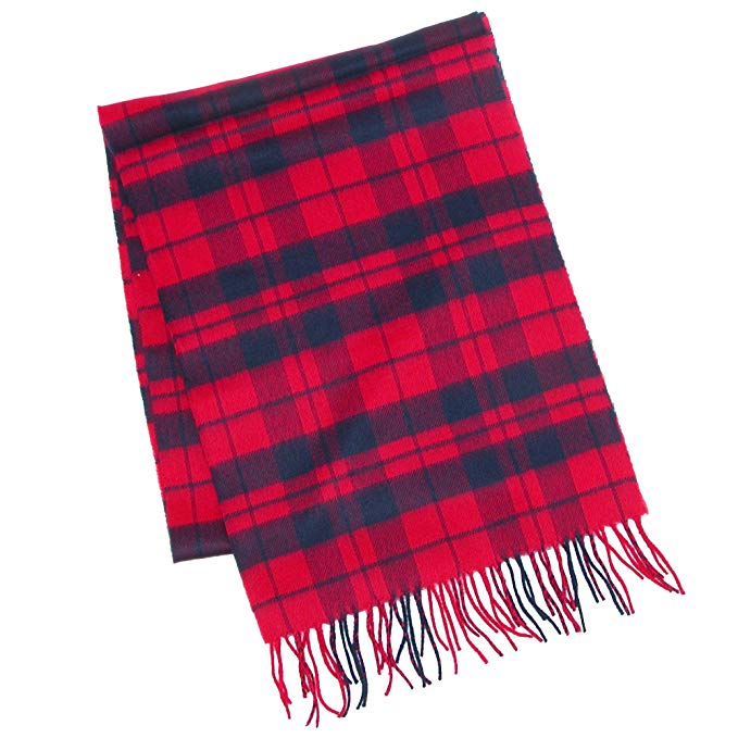 David & Young Soft Plaid Winter Scarf