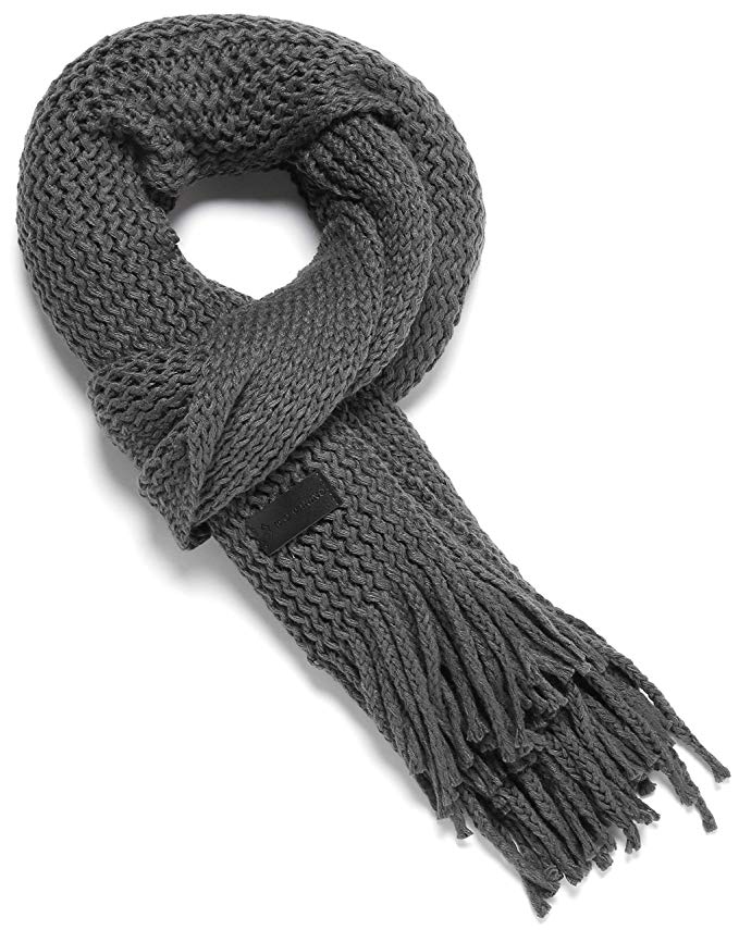 Mio Marino Mens Knitted Scarf - Winter Scarfs for Men