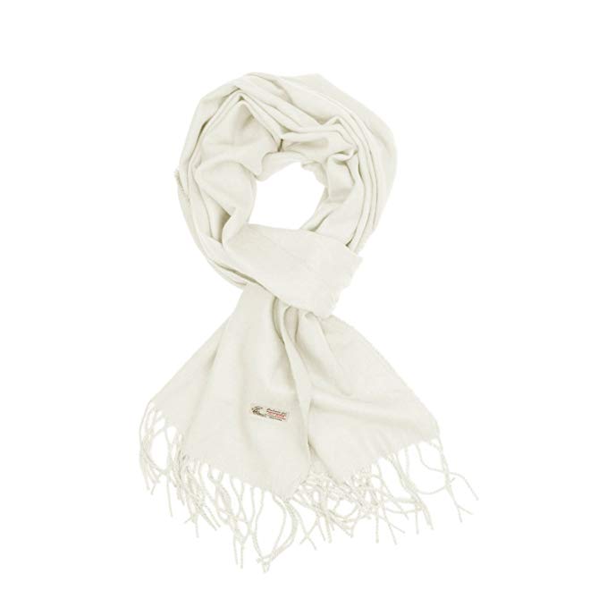 Plain Solid Color Cashmere Feel Classic Soft Luxurious Winter Scarf For Men Women