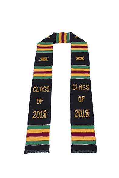 Class of 2018 Kente Cloth Graduation Stole
