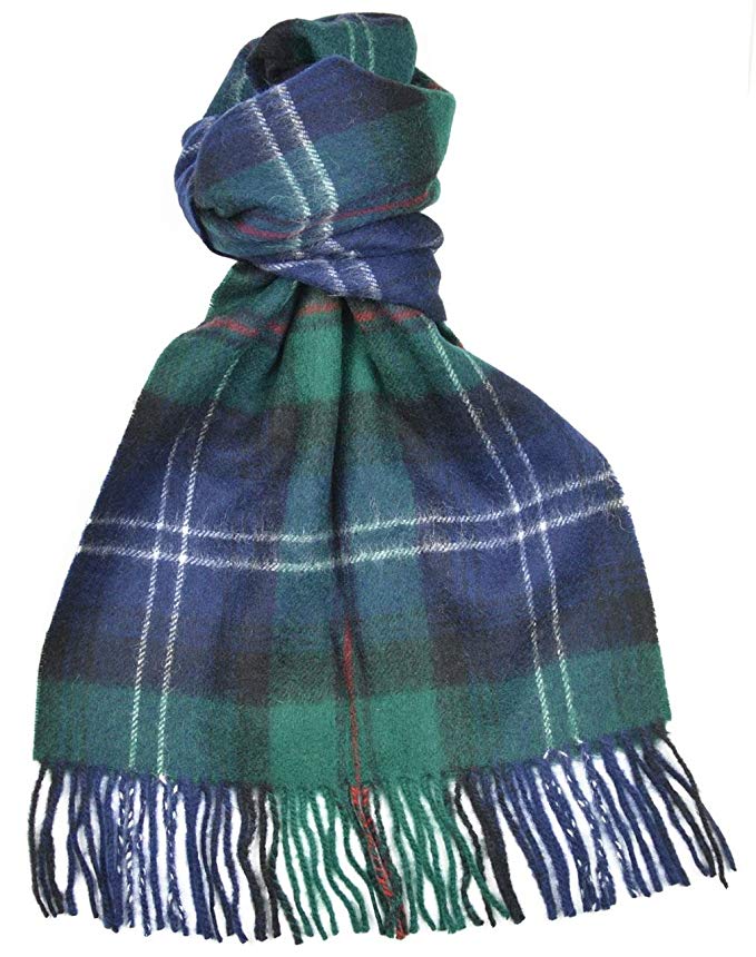 Lambswool Scottish Urquhart Modern Tartan Clan Scarf Gift