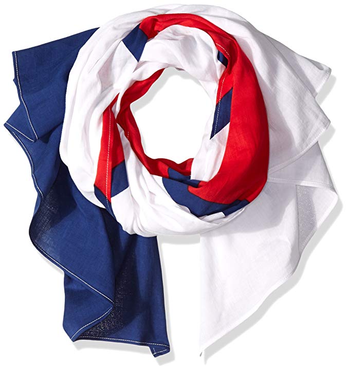 Lacoste Men's Nautical Inspired Voile Scarf