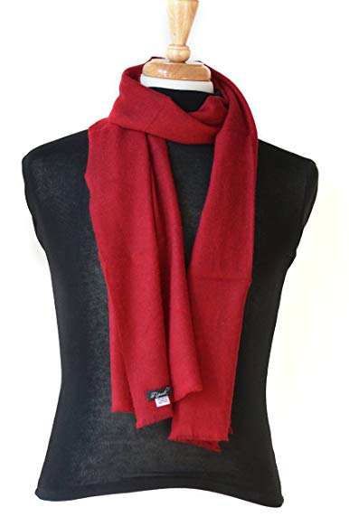 Cashmere Neck Scarf 100% Pure Lightweight Handmade for Men and Women