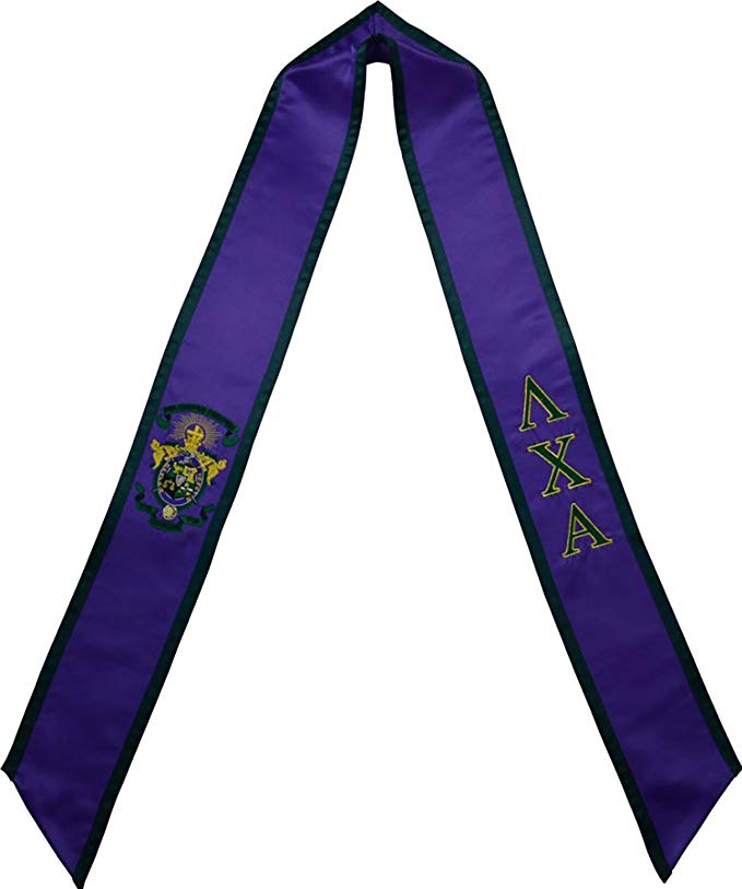 Lambda Chi Alpha Fraternity Deluxe Embroidered Graduation Stole