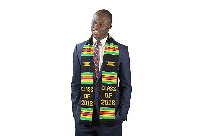 DashikiMe Class of 2018 Kente Graduation Stole