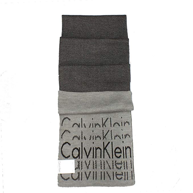 Calvin Klein Jacquard Embossed Logo Muffler