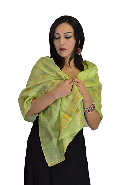 Moroccan Shoulder Shawl Breathable Oblong Head Scarf Silky Soft Exquisite Wrap