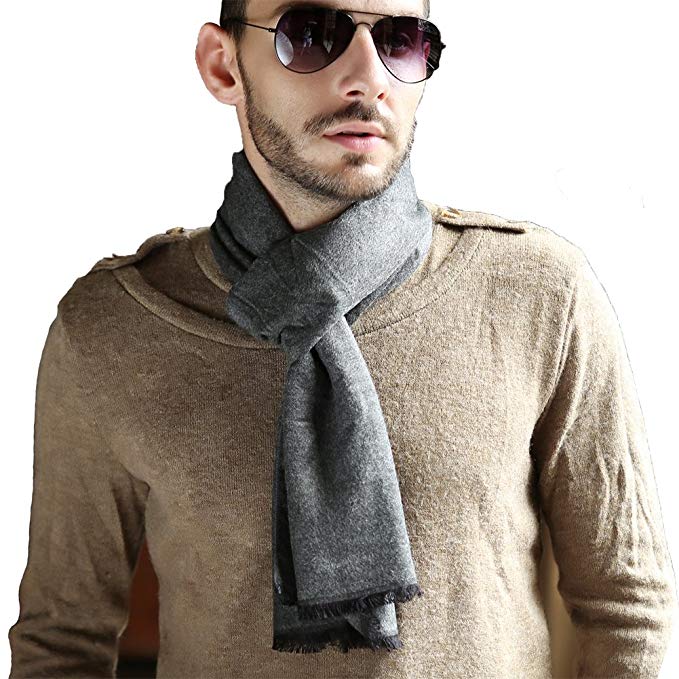 HH HOFNEN Ultra Soft Plaid Scarf Cashmere Feel Autumn Winter Scarves for Women and Men