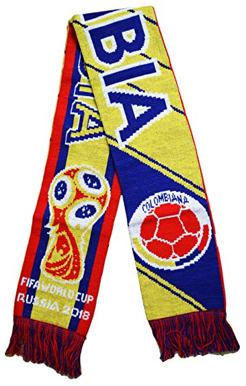 Colombia Super Fans Football Jacquard Scarf