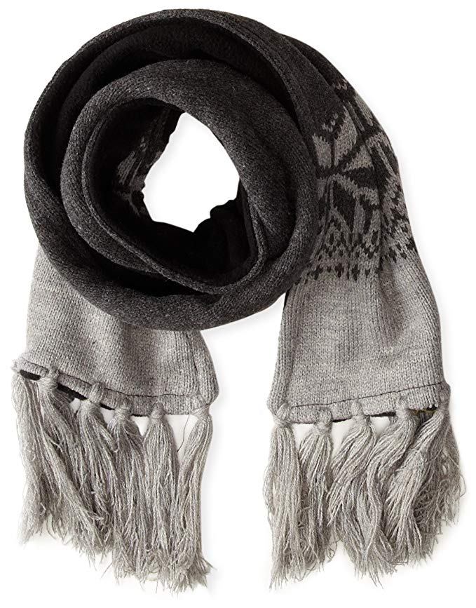 Woolrich Lambs Wool Blend Scarf with Microfleece Lining